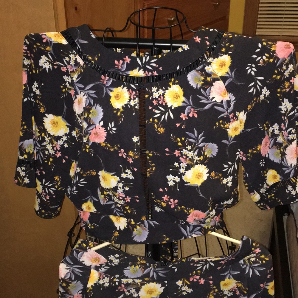 Jealous Tomato Floral Women’s Wide Pants Set